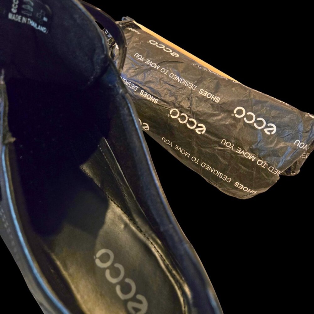 Ecco “Shade” 3-Strap Leather Shoes – EU 42 – Like New (Worn Once) - Picture 5 of 12